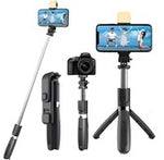 Extendable Flash 3-in-1 Selfie Stick Tripod with Bluetooth Remote Extendable Flash 3-in-1 Selfie Stick Tripod with Bluetooth Remote