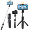 Extendable Flash 3-in-1 Selfie Stick Tripod with Bluetooth Remote Extendable Flash 3-in-1 Selfie Stick Tripod with Bluetooth Remote