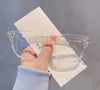 Crystal Clear Oversized Glasses