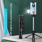 Extendable Flash 3-in-1 Selfie Stick Tripod with Bluetooth Remote Extendable Flash 3-in-1 Selfie Stick Tripod with Bluetooth Remote